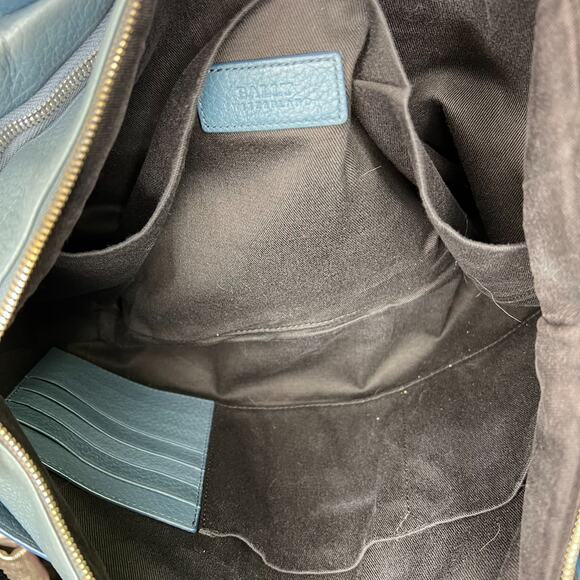 BALLY MIGAN BLUE BUSINESS/LAPTOP BAG/SATCHEL SHOULDER BRIEFCASE BAG LEATHER - Picture 8 of 11